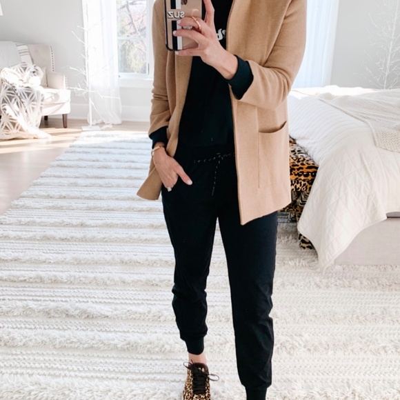 J Crew  Sweater Blazer Heather Khaki Tan XS NWT - Picture 6 of 6